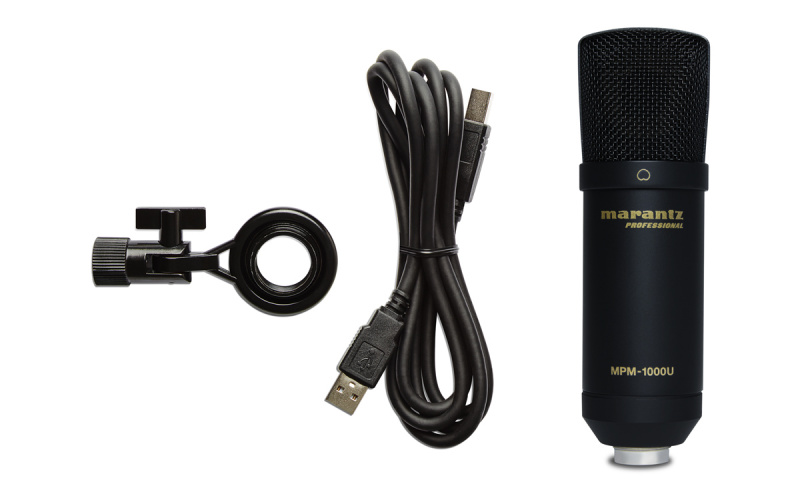 [全港免運費 平行進口 原裝正貨] Marantz Large USB Condenser Microphone for DAW Recording or Podcasting專業電容麥克風 MPM-1000U