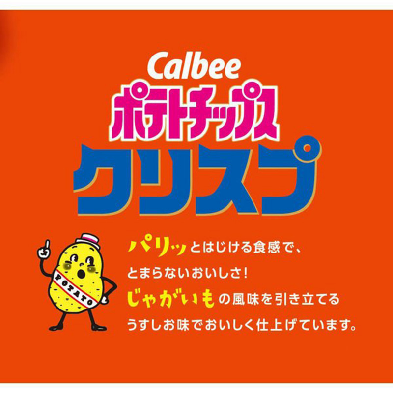 日版Calbee 卡樂B 筒裝 淡鹽味薯片 50g (2件裝)【市集世界 - 日本市集】