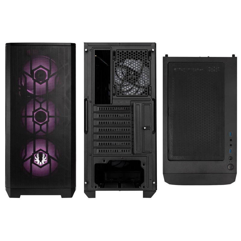 BitFenix NOVA MESH SE TG 4ARGB - 黑