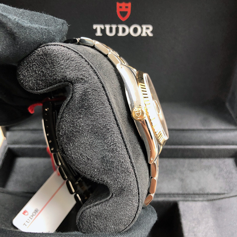 Tudor/帝舵 Prince Date Day 36mm 黃金-不銹鋼 香檳面 自動機械 M76213-0007