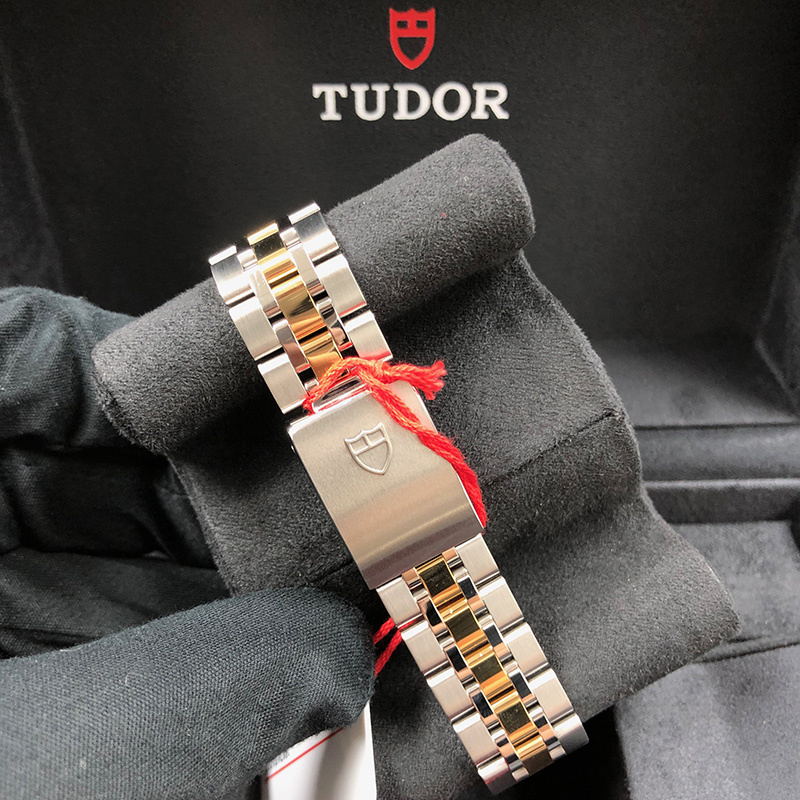 Tudor/帝舵 Prince Date Day 36mm 黃金-不銹鋼 銀面 自動機械 M76213-0008