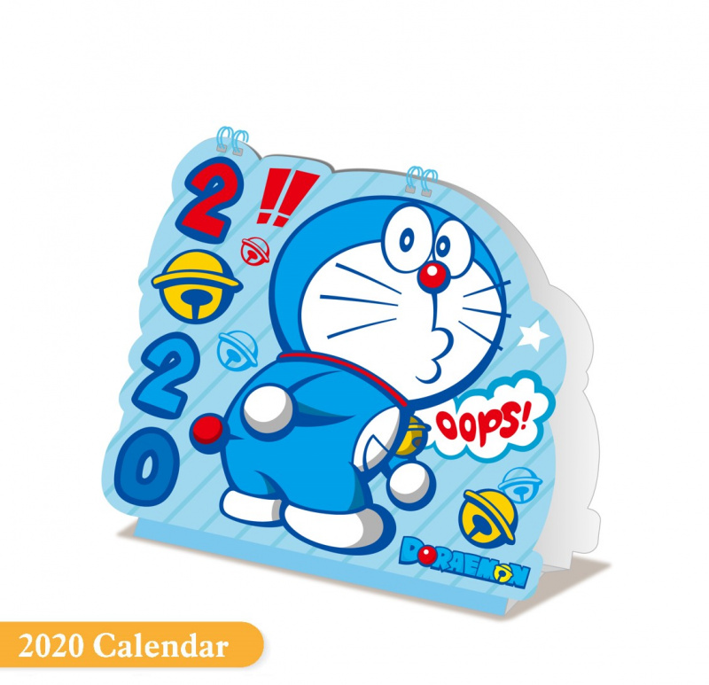 2020年卡通座檯月曆 (迷你兵團/Disney迪士尼/多啦A夢/熊本熊)