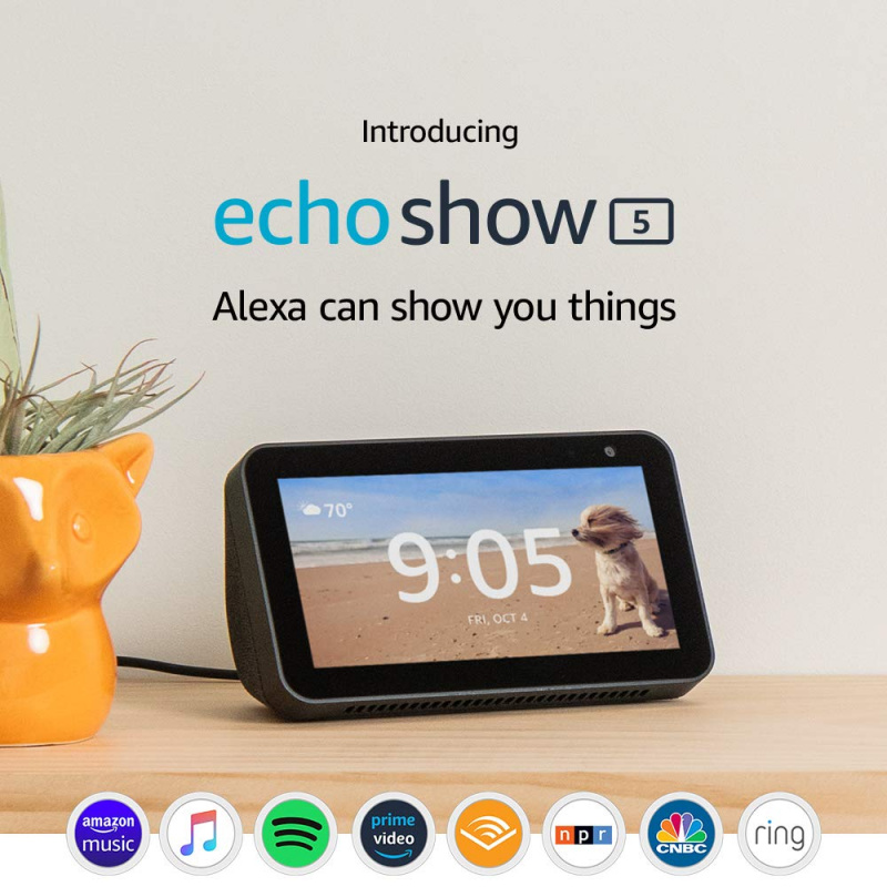 Amazon Echo Show 5 智能無線喇叭(黑/白兩色)(平行進口)