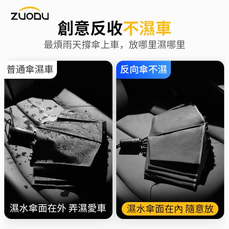 ZUODU 左都男女全自動反向晴雨折疊傘 ZD002