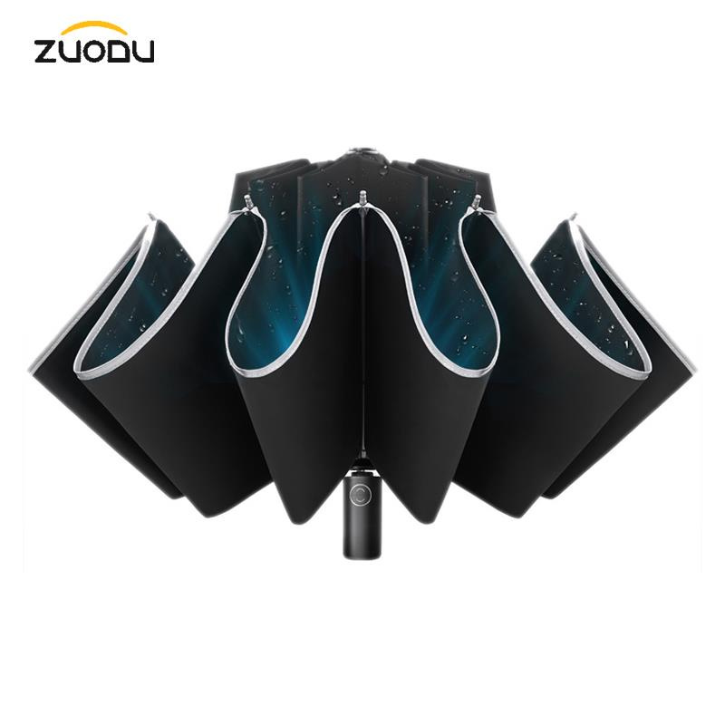 ZUODU 左都男女全自動反向晴雨折疊傘 ZD002