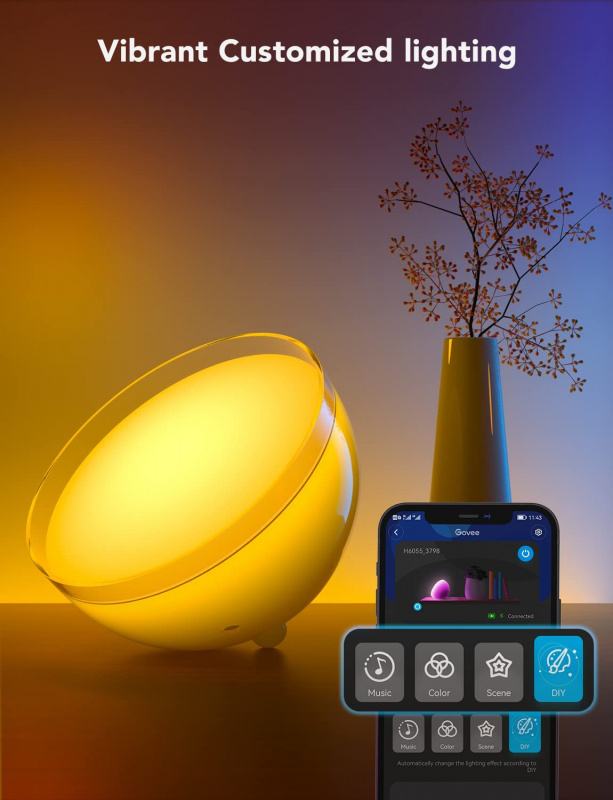 Govee Ambient Portable Table Lamp 氣氛便攜式枱燈 (藍牙&Wi-Fi版) [H6058]