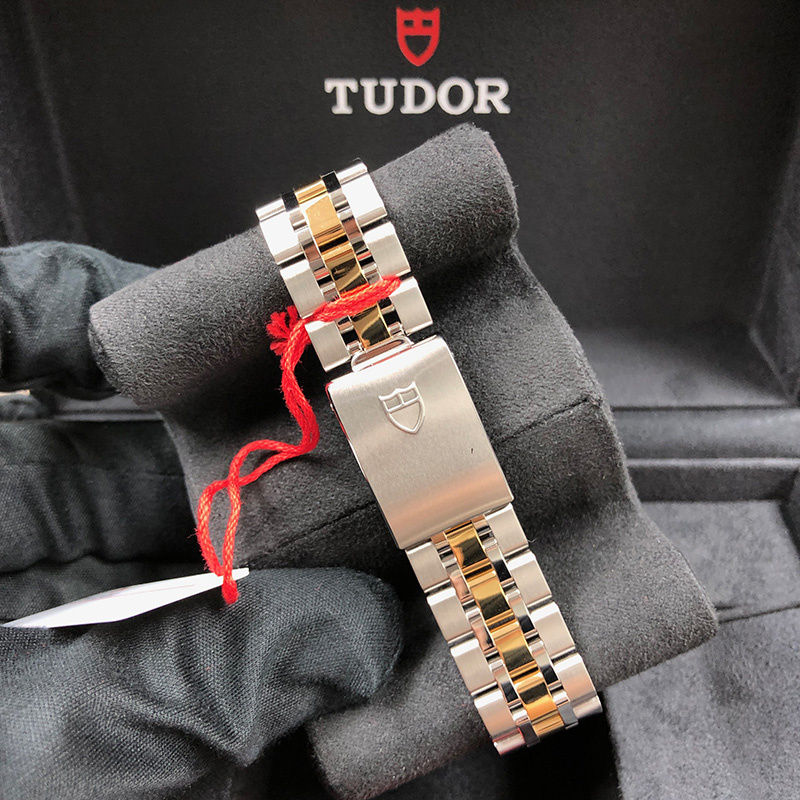 Tudor/帝舵 Prince Date Day 36mm 黃金-不銹鋼 銀面 自動機械 M76213-0019
