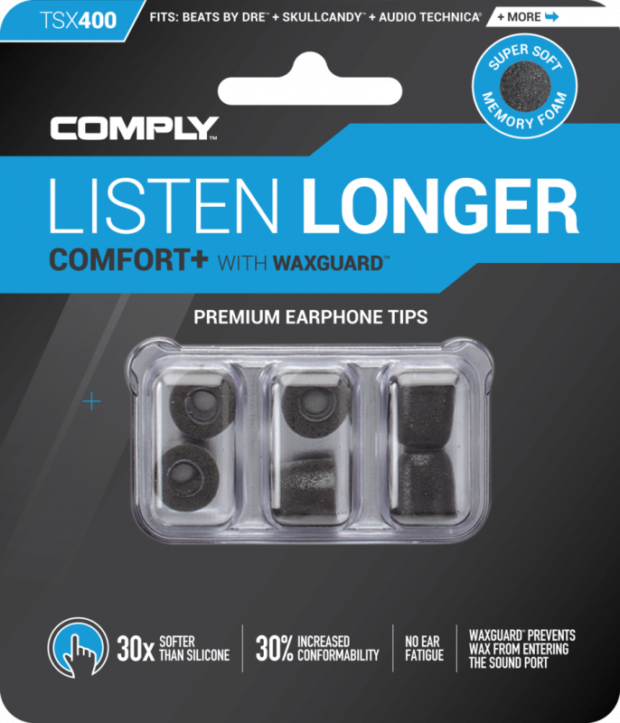 Comply TSx 系列 記憶泡綿耳塞 (3-pair) TSx100/200/400/500