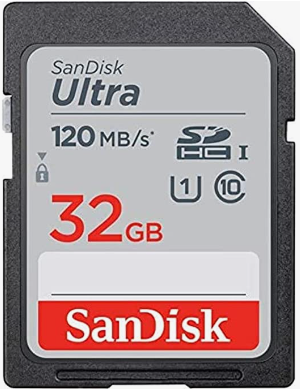 SanDisk Ultra SD 32GB / 64GB / 128GB 120MB/S 記憶卡