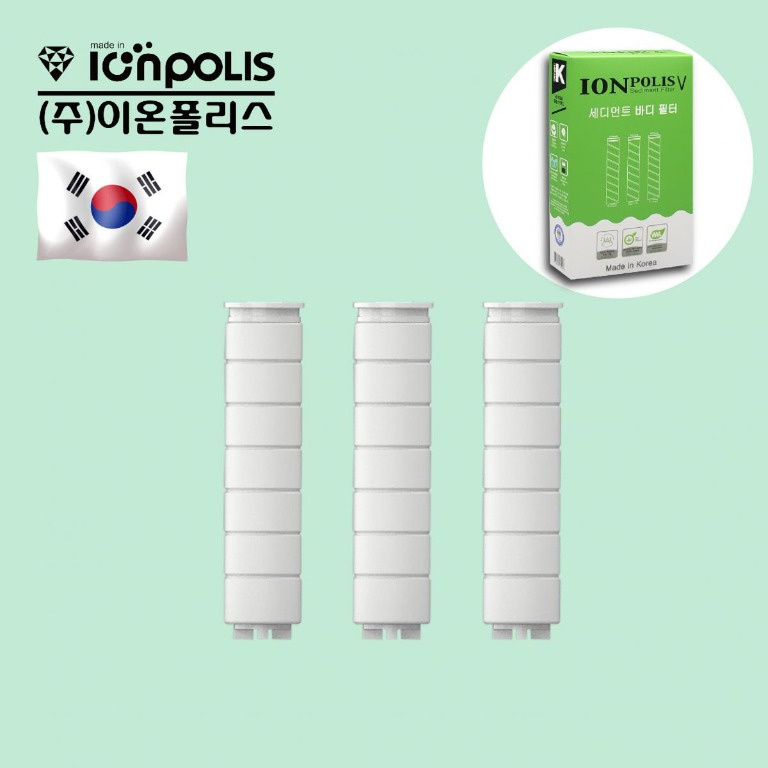 ionpolis V 花灑基本濾芯 – 1盒3個 (LED款適用)