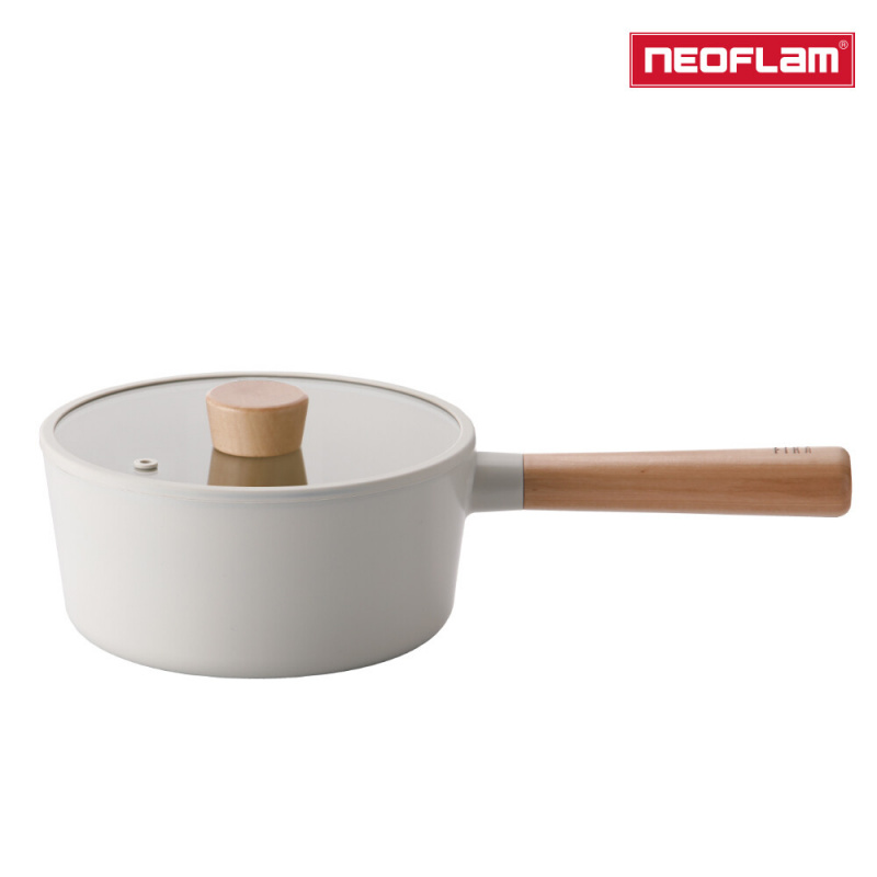 Neoflam - Fika廚具3件套 - 18cm 單柄煲, 22cm 雙耳鍋, 26cm 中式炒鑊 (適用於電磁爐) 韓國廚具套裝