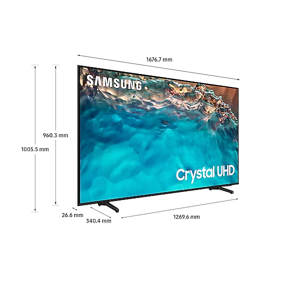三星 Samsung - 43" BU8000 Crystal UHD 4K 智能電視 (2022) UA43BU8000JXZK