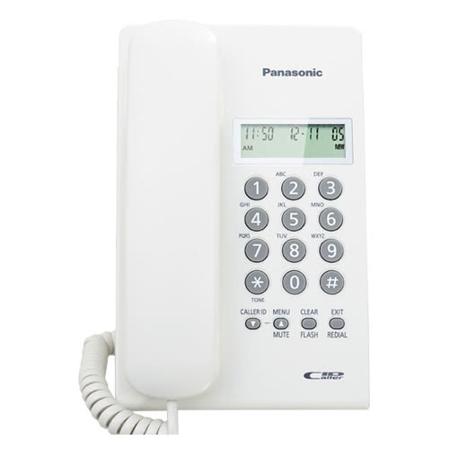 Panasonic - KX-TSC60SX 來電顯示 室內有線電話 黑白2色可選 Single Line Caller ID Corded Telephone Black White