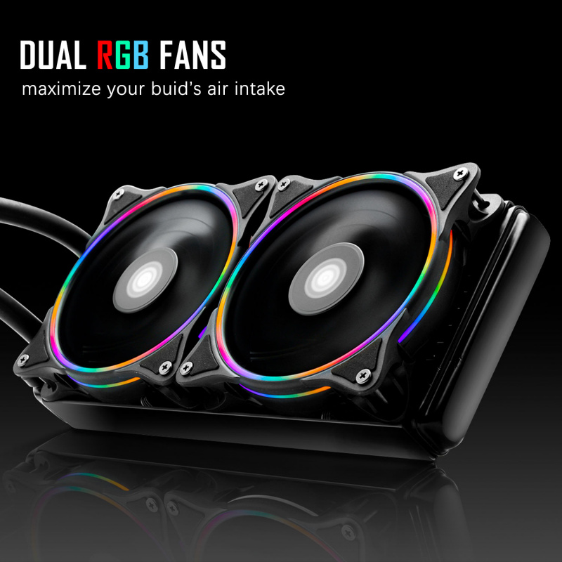 darkflash Tracer DT240 Rainbow LED All-in-one 240mm liquid cpu cooler