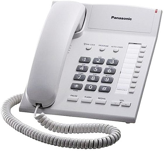 Panasonic - KX-TS820 室內有線電話 黑白兩色可選 Single Line Corded Telephone Black & White