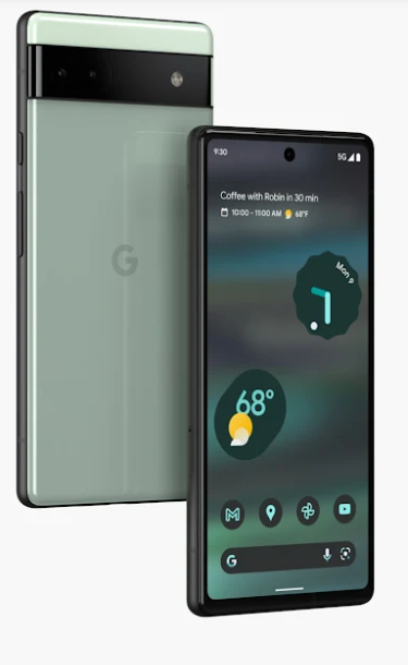 Google Pixel 6A 5G (6+128GB) 智能電話 [石墨黑 Charcoal] [台美版]