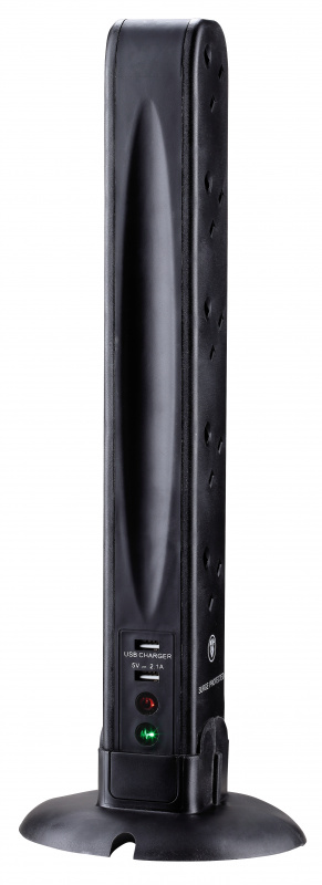 Masterplug   SRGU102B   2米防雷拖板 2位 USB 2