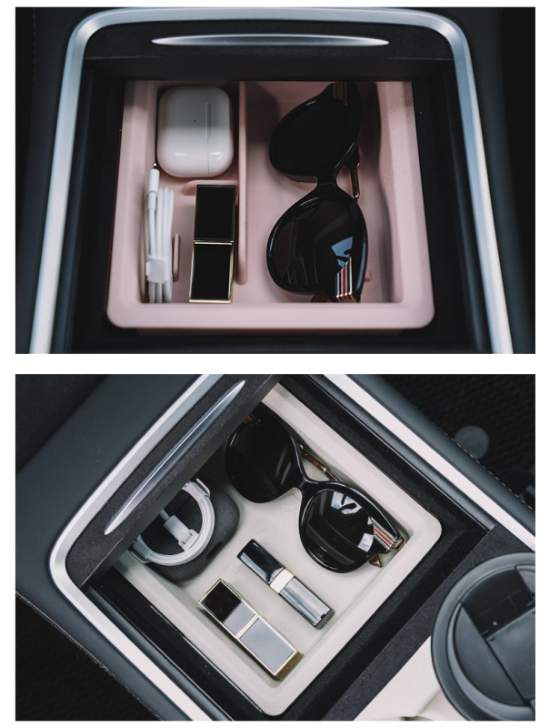 (新車建議) TEMAI特麥小冰盒適用特斯拉Model3Y 水杯位/ 中控儲物盒矽膠雙層收納盒配件 (新車建議) TEMAI特麥小冰盒適用特斯拉Model3Y 水杯位/ 中控儲物盒矽膠雙層收納盒配件