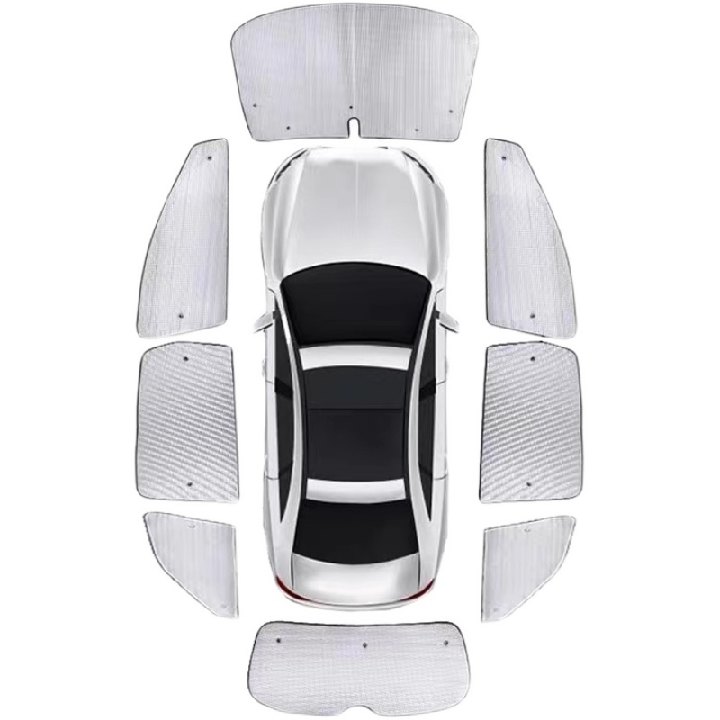 model Y 汽車遮陽簾防曬隔熱遮陽擋 (外銀內黑) model Y 汽車遮陽簾防曬隔熱遮陽擋 (外銀內黑)