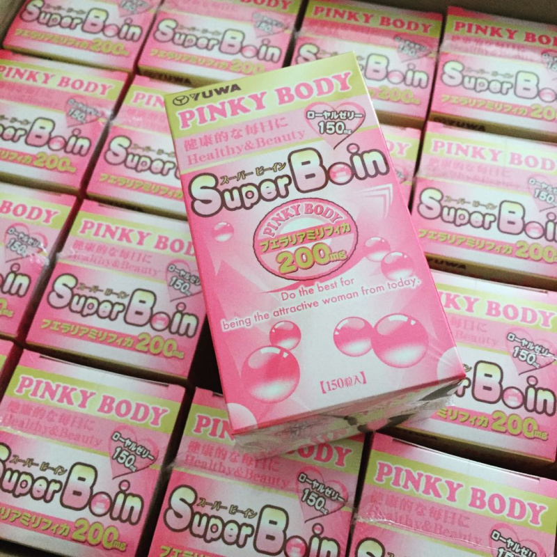 日本Yuwa Pinky Body Super Boin 再春館  野葛根豐胸丸 (150粒增量裝)