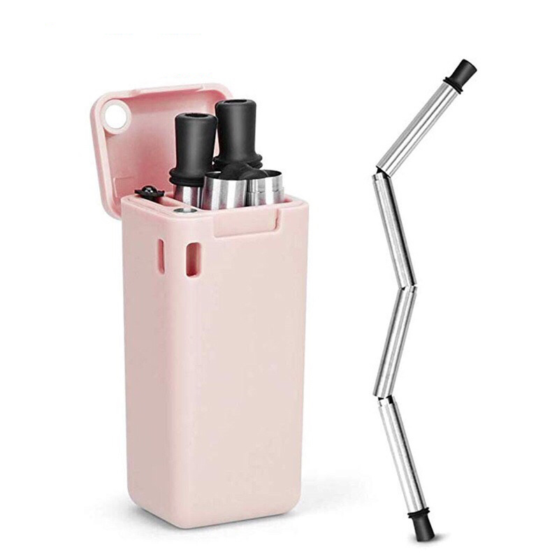 折疊式不鏽鋼吸管 [5色]