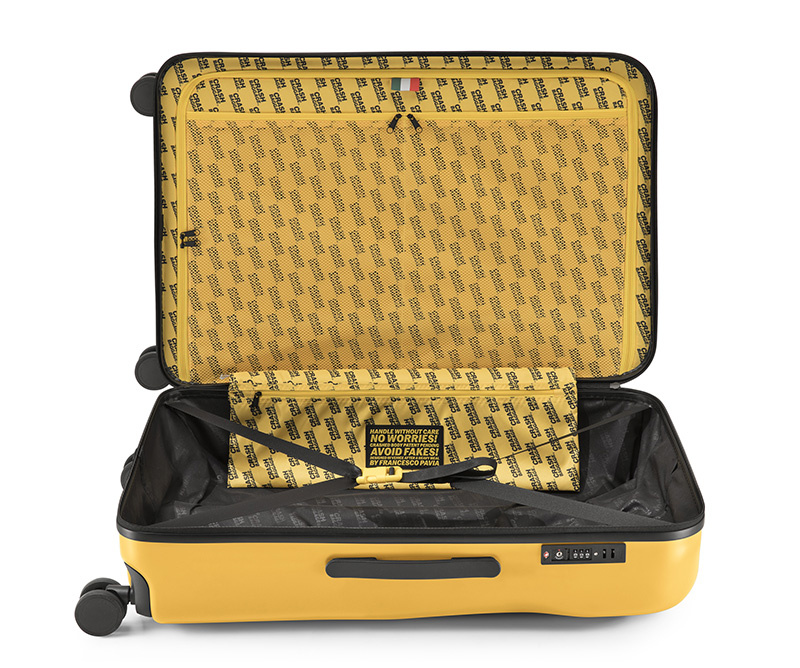 Crash Baggage Icon Yellow 行李箱