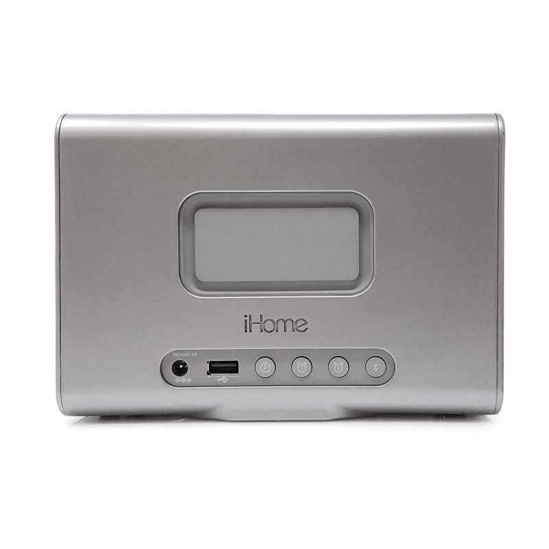 【香港行貨】iHome iBTW39 藍牙雙鬧鐘，無線充電，揚聲器和 USB 充電端口