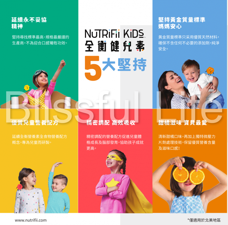 [美國製] 全衡健兒素 Nutrifii Children's Chewable Vitamin (CN)