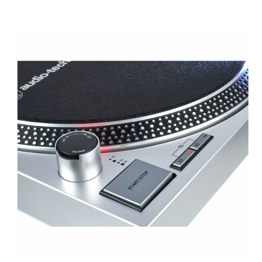 Audio-Technica AT-LP120X USB (銀色) 專業黑膠轉盤