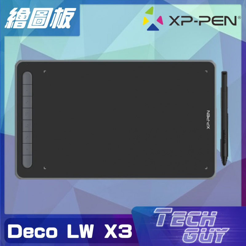 XP-Pen【Deco LW】10x5.62” X3 無線繪圖板