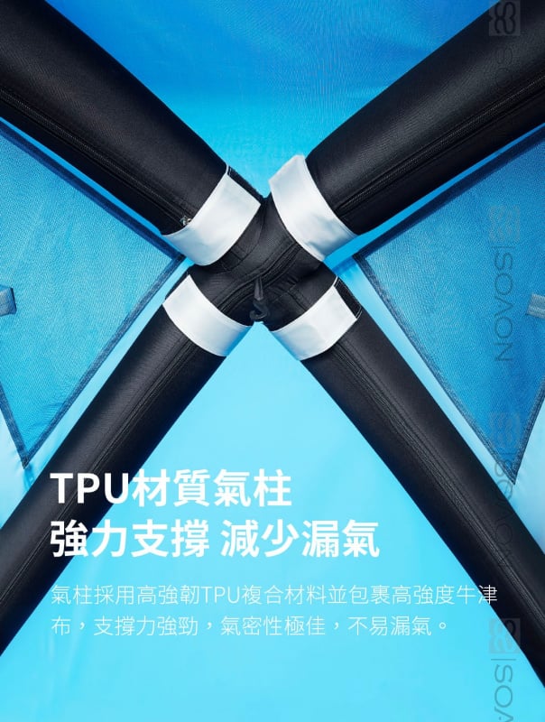 【全港免運費 &nbsp;香港行貨 一年保養 】Hydsto 自動充氣 3-4人便攜 露營帳籧 YC-CQZP02 防UV 帳篷 沙灘帳篷