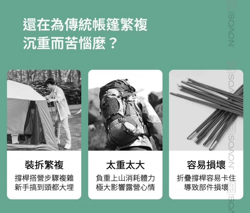 【全港免運費 &nbsp;香港行貨 一年保養 】Hydsto 自動充氣 3-4人便攜 露營帳籧 YC-CQZP02 防UV 帳篷 沙灘帳篷