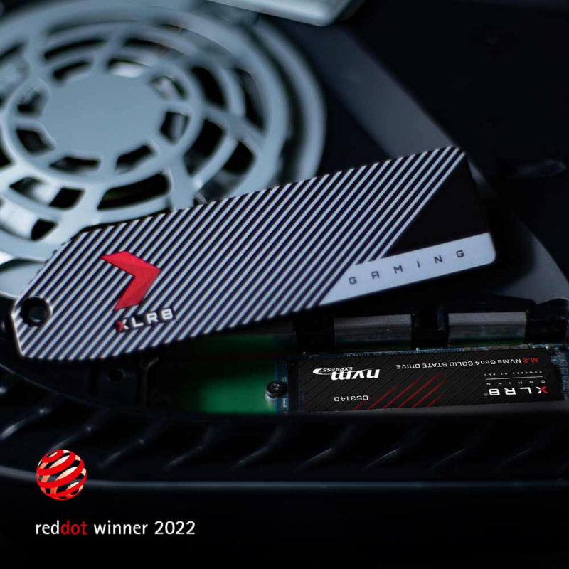 PNY XLR8 SSD 散熱片 (專為PS5 SSD擴充槽)