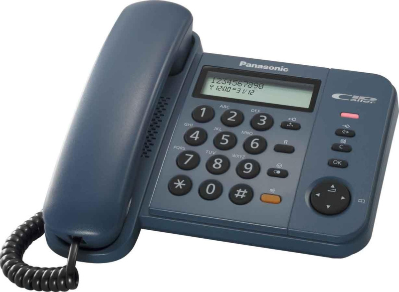 Panasonic - KX-TS580 室內有線電話 黑色 / 白色 / 藍色