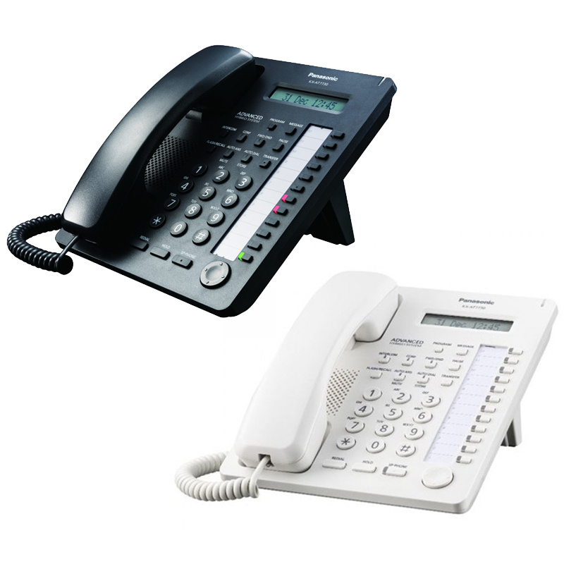 Panasonic - KX-AT7730SX 標準專用電話 黑色/白色