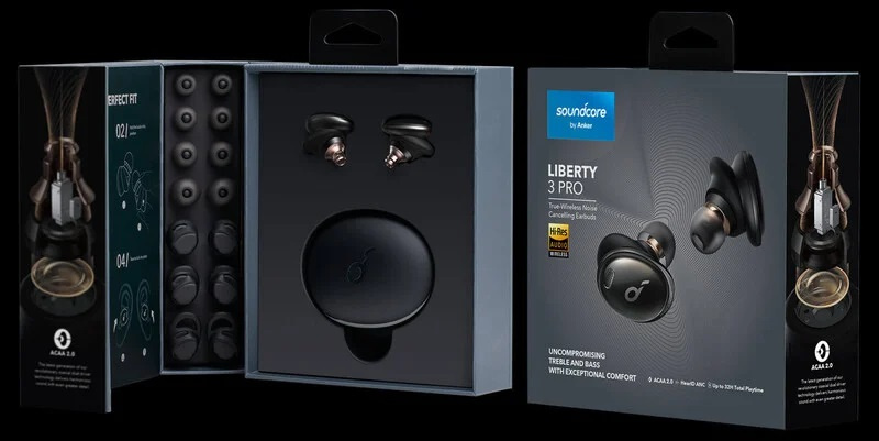 [全港免運-香港行貨] Anker Soundcore Liberty 3 Pro 主動降噪真無線藍牙耳機
