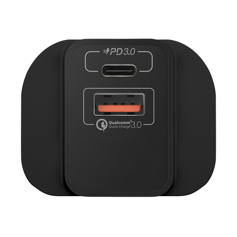 MOMAX ONEPlug 雙USB Type C PD + QC3.0 USB 快速充電器 20W [2色]