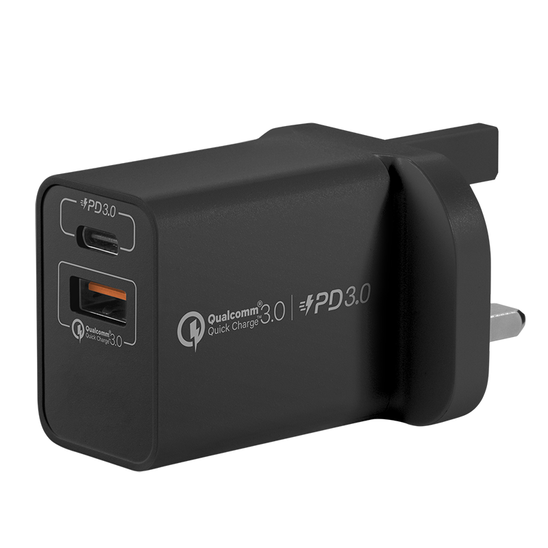 MOMAX ONEPlug 雙USB Type C PD + QC3.0 USB 快速充電器 20W [2色]