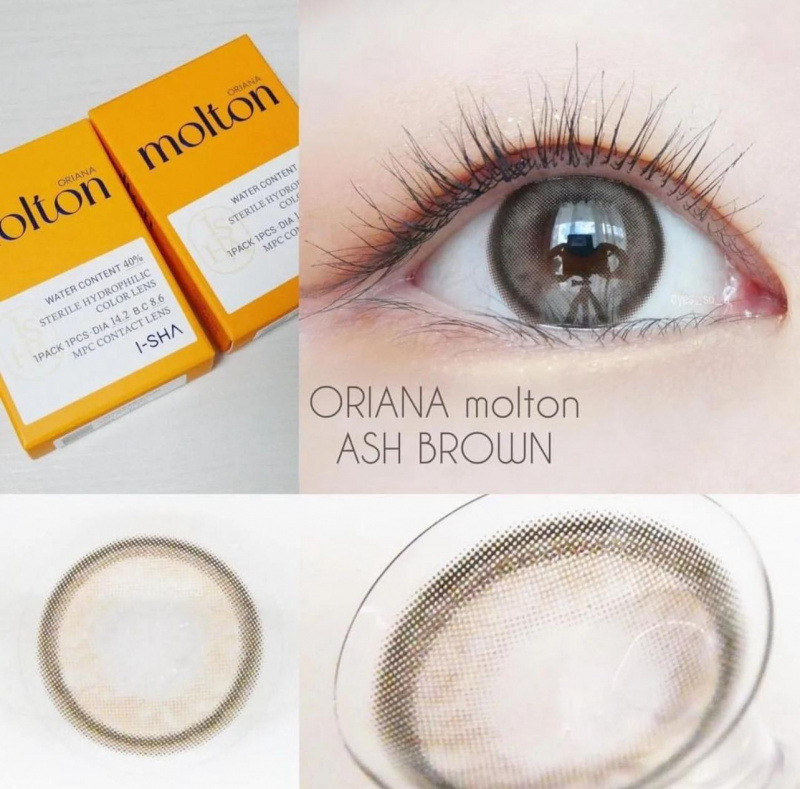【I-SHA】Oriana Molton Ash Brown 1day 【アイシャレンズ 】オリアナモルトンアッシュブラウン ワンデー