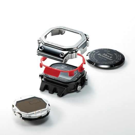 CASIO G-SHOCK 銀鋼 Bluetooth®電波太陽能手錶 GMW-B5000D-1 (日本製造)
