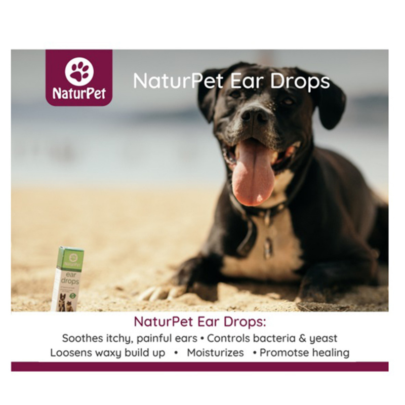 加拿大NaturPet 全天然草藥 貓狗耳炎滴劑 10ml【市集世界 - 美加市集】