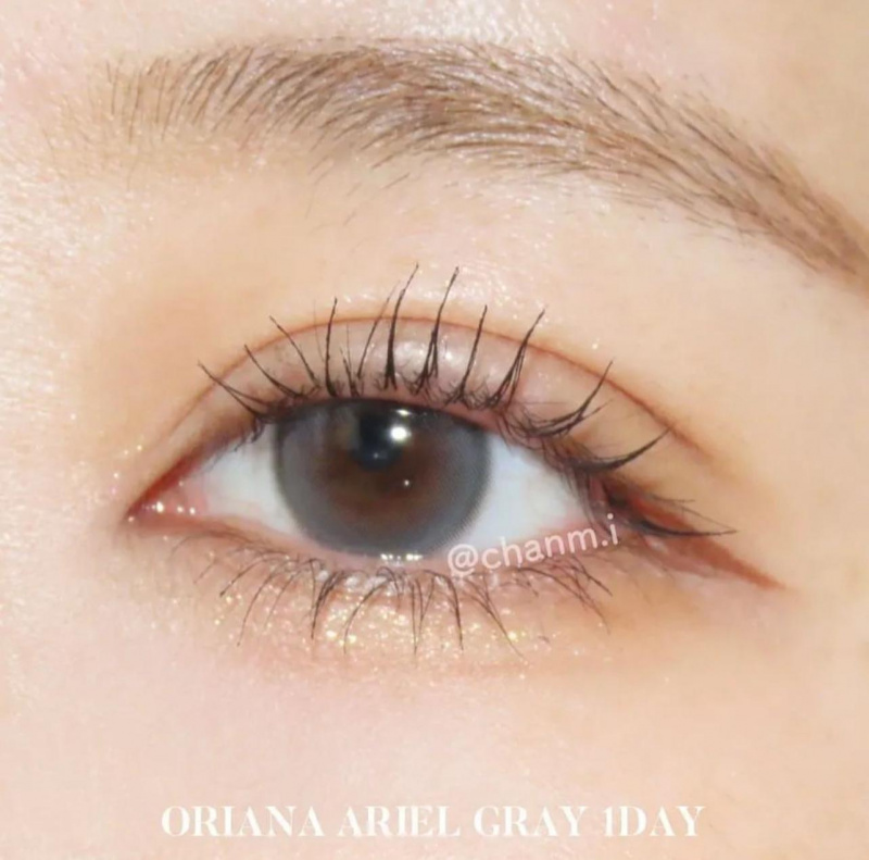 【I-SHA】Oriana Ariel Yearly Gray 【アイシャレンズ 】オリアナアリエルグレー