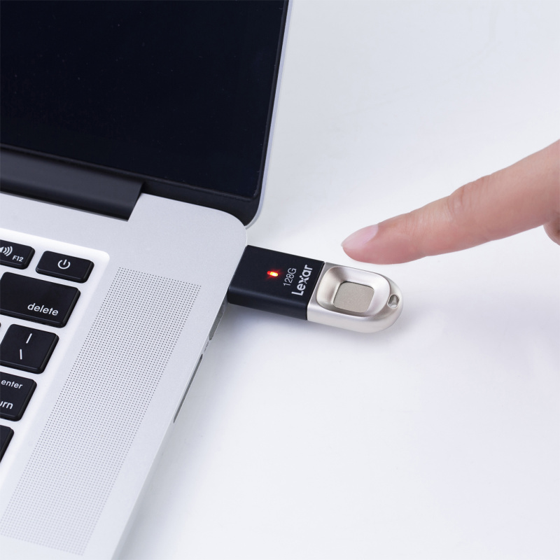 【全港色運】LEXAR JUMPDRIVE F35 FINGERPRINT USB3.0 手指【原廠行貨】