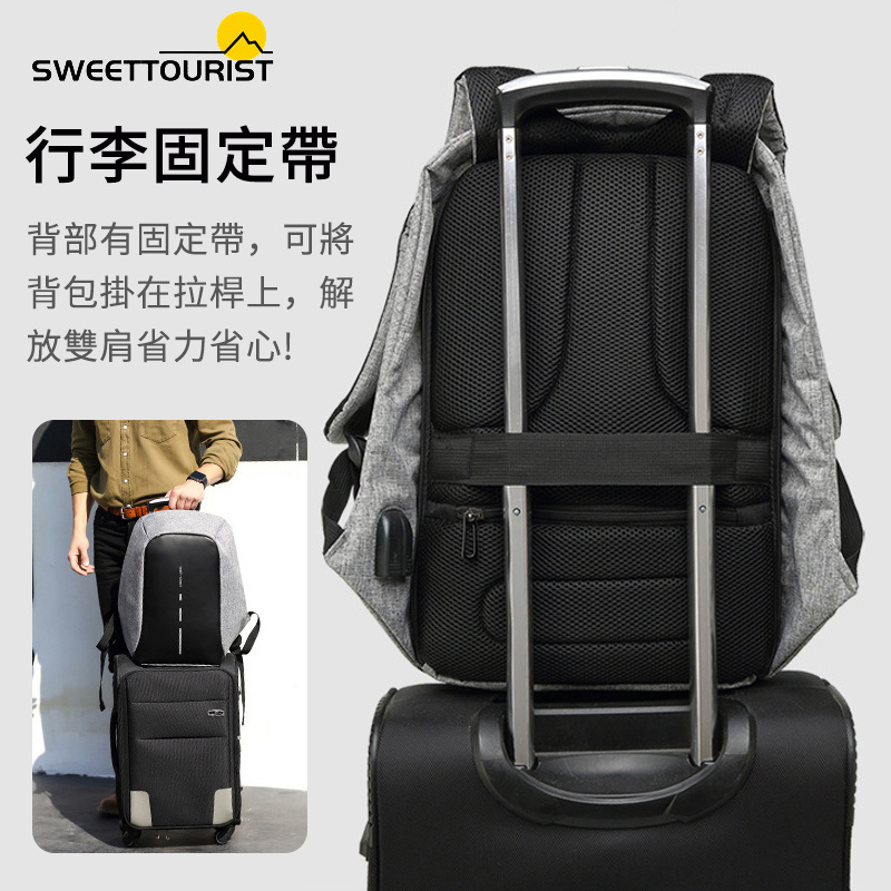 SWEET TOURIST VibeSafe 商務防水防盜雙肩背包【6色】 