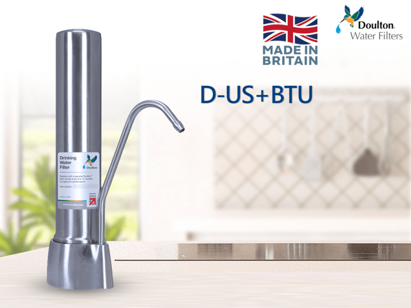[一年保用] 英國道爾頓 - DUS+BTU (NSF) [英國製造] 矽藻瓷濾水器 (台上式) [香港行貨]  DCS DBS 另一款不銹鋼 襟用