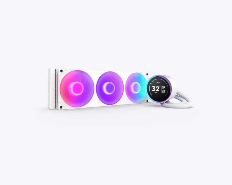 NZXT Kraken Elite 360 RGB V2 360mm AIO Liquid Cooler with 2.72" IPS LCD & RGB - ( Black / White ) NZXT Kraken Elite 360 RGB V2 360mm AIO Liquid Cooler with 2.72" IPS LCD & RGB - ( Black / White )