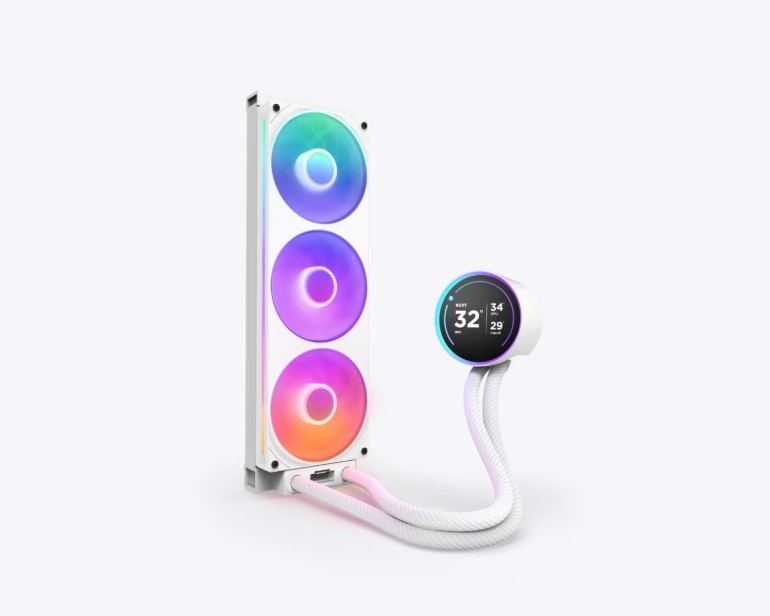 NZXT Kraken Elite 360 RGB V2 360mm AIO Liquid Cooler with 2.72" IPS LCD & RGB - ( Black / White ) NZXT Kraken Elite 360 RGB V2 360mm AIO Liquid Cooler with 2.72" IPS LCD & RGB - ( Black / White )
