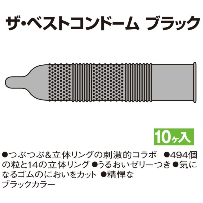Fuji Latex 日本不二 – The Best DOT & RING 優質凸粒橫紋安全套 (10片)
