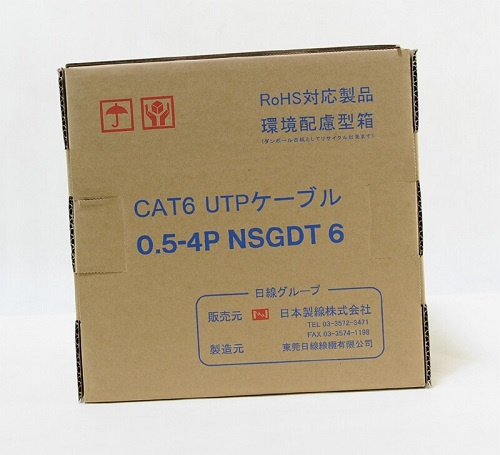 Nippon Seisen 0.5-4P NSEDT CAT6 UTP 網線/上網線/電競用網線100m箱