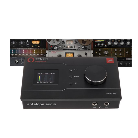 Antelope Audio Zen Go Synergy Core 錄音器 混音器